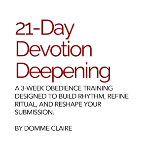 21-Day Devotion Deepening