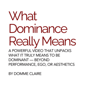 What Dominance Really Means