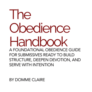 The Obedience Handbook